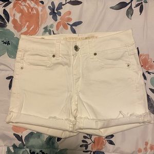 White American Eagle Jean Shorts